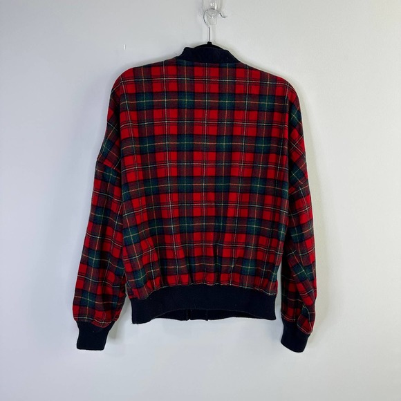 Vintage Pendleton Wool Royal Stewart Tartan Plaid Cardigan - Picture 5 of 8
